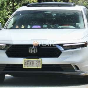 4FXB25 MA License Plate