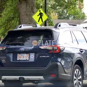 3WTN65 MA License Plate