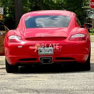 W1DRWMN ME License Plate