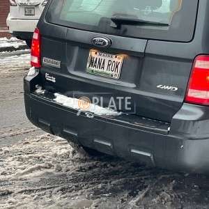 NANAROK ME License Plate