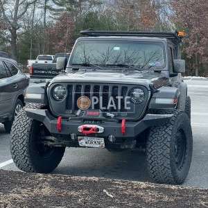 WORKNG ME License Plate
