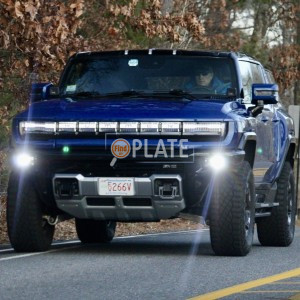 EV266V MA License Plate