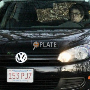 153PJ7 MA License Plate