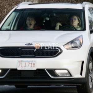 7LJ718 MA License Plate