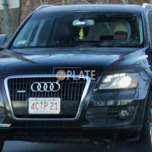 4CTP21 MA License Plate