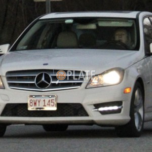 8WY145 MA License Plate