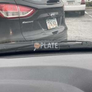 TFN7408 GA License Plate