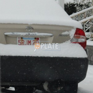 5RJM20 MA License Plate