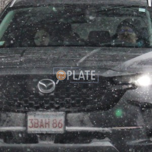 3BAH86 MA License Plate