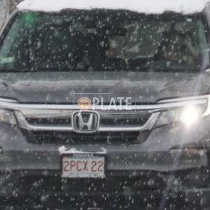 2PCX22 MA License Plate