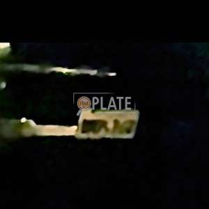 RUN CA License Plate
