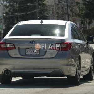 2psx72 MA License Plate