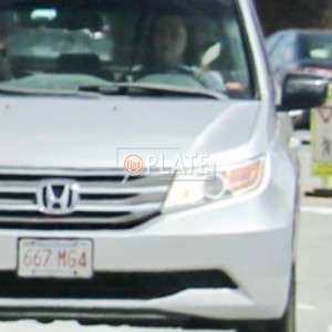 667MG4 MA License Plate