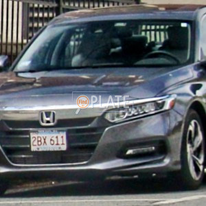 2BX611 MA License Plate