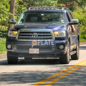 4VLF14 MA License Plate