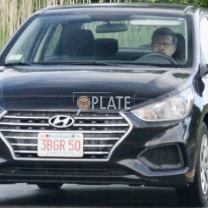 3BGR50 MA License Plate