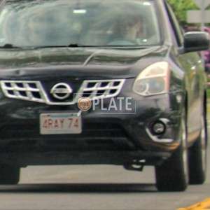 4RAY74 MA License Plate