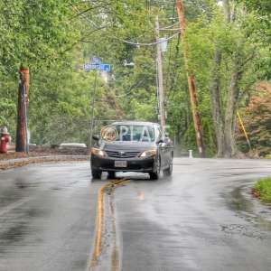 Negligent Driver of 4WYK96 in Bedford MA 