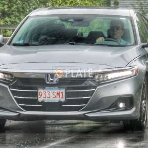 933SM1 MA License Plate