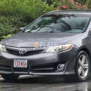 133WSA MA License Plate