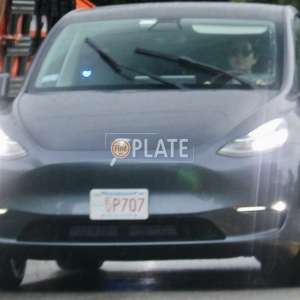 EVP707 MA License Plate