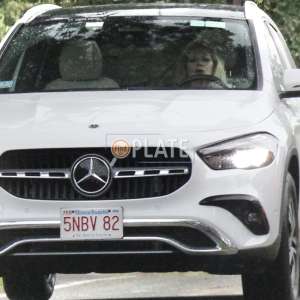 5NBV82 MA License Plate