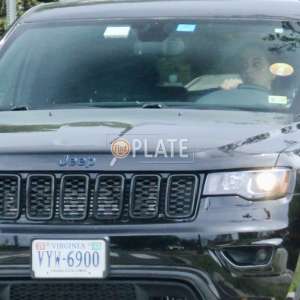 VYW6900 VA License Plate