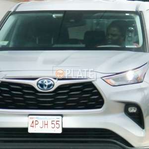 4PJH55 MA License Plate