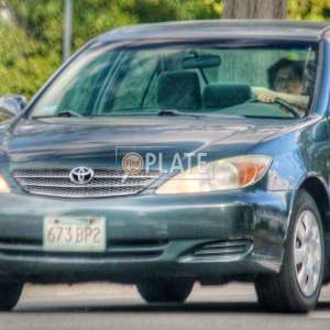 673BP2 MA License Plate