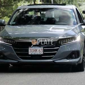 3GHK63 MA License Plate