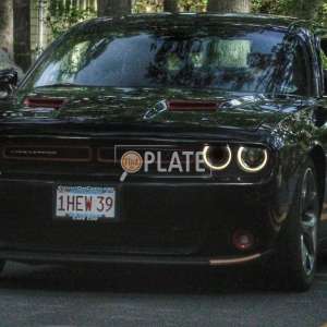 1HEW39 MA License Plate