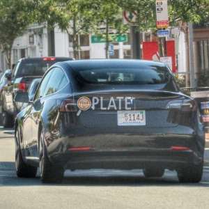 EV114J MA License Plate