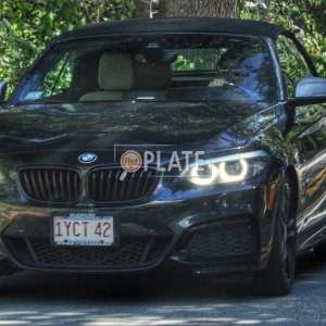 1YCT42 MA License Plate
