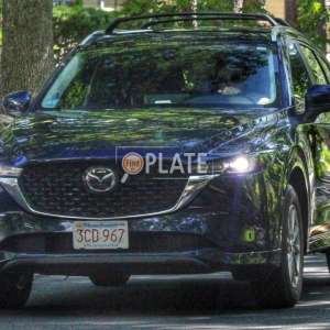 3CD967 MA License Plate