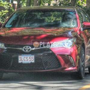 3LCS55 MA License Plate