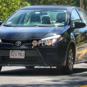 526YNJ MA License Plate