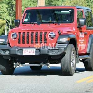 X28424 MA License Plate
