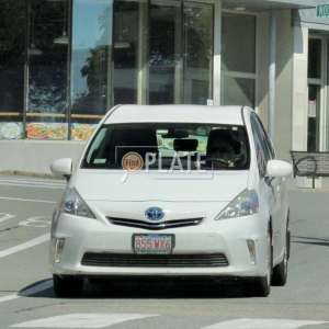 855WX6 MA License Plate