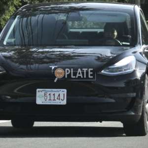 EV114J MA License Plate