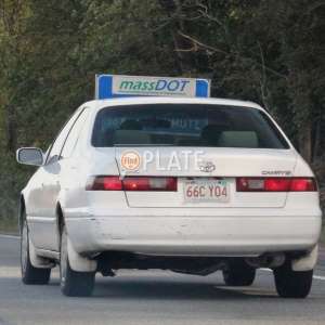 66CY04 MA License Plate