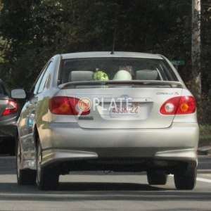 4SSK22 MA License Plate