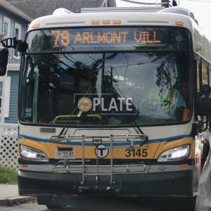 T3145 MA License Plate