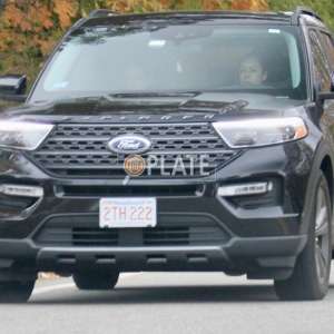 2TH222 MA License Plate