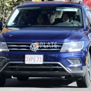 3XPS73 MA License Plate