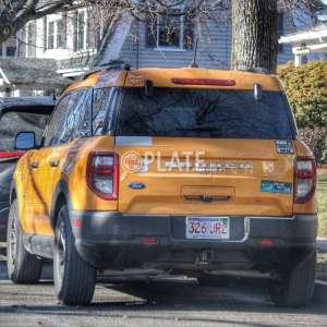 326JR2 MA License Plate