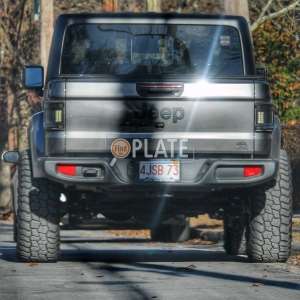 4JSB73 MA License Plate
