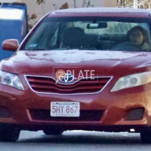 5HY867 MA License Plate