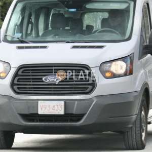 V93433 MA License Plate
