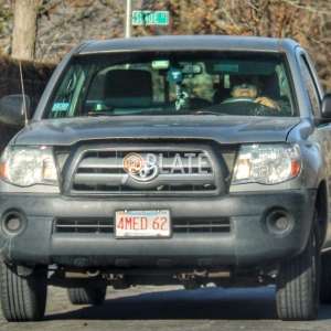 4MED62 MA License Plate