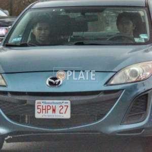 5HPW27 MA License Plate